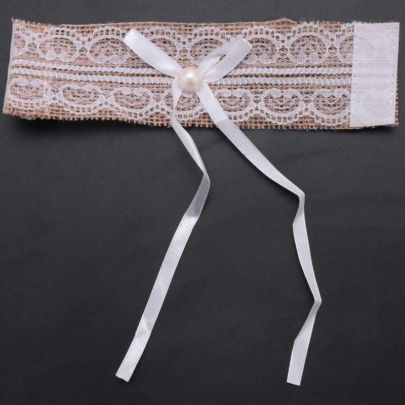 60 Pcs Linen Napkin Rings, Handmade Lace Napkin Rings Home Dcor