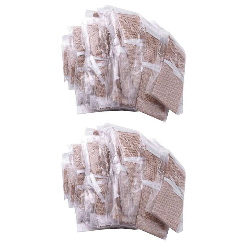 60 Pcs Linen Napkin Rings, Handmade Lace Napkin Rings Home Dcor