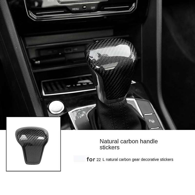 Carbon Fiber Gear Shift Knob Shifter Sticker for Tiguan L 2017-2022
