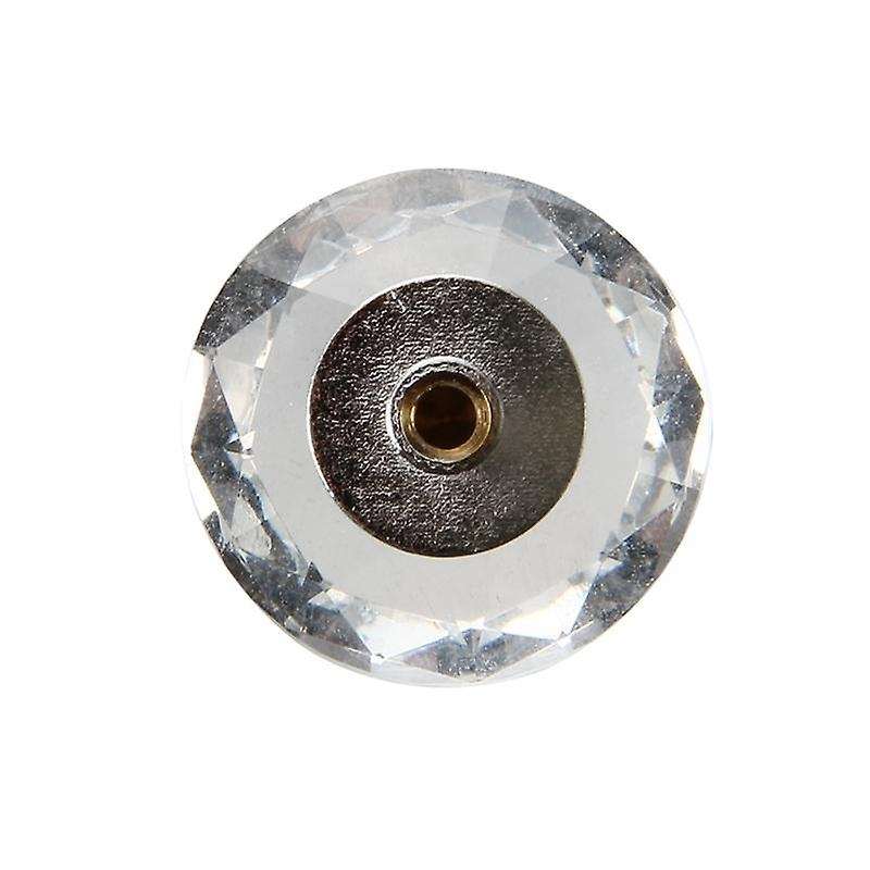 30pcs 30mm Diamond Crystal Glass Door Drawer Cabinet Furniture Handle