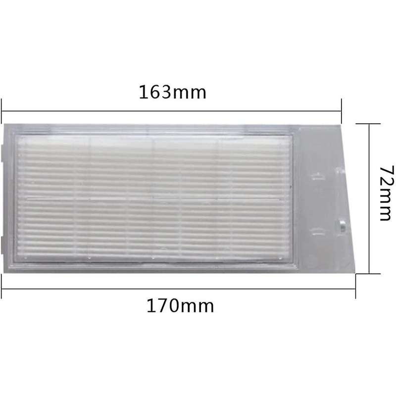 12pcs Hepa Filter for Roidmi Eve Plus Accessories Vacuum Cleaner