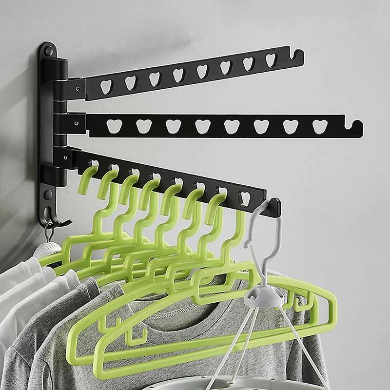 Aluminum Clothes Rack Swivel Folding Clothes Hanger Rack Silver
