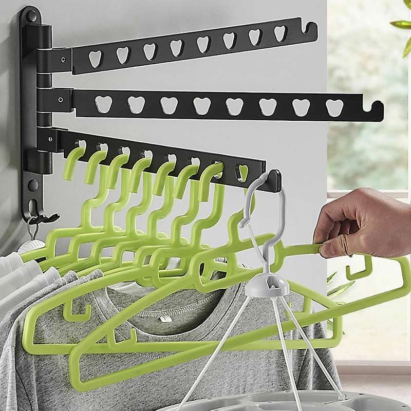 Aluminum Clothes Rack Swivel Folding Clothes Hanger Rack Silver