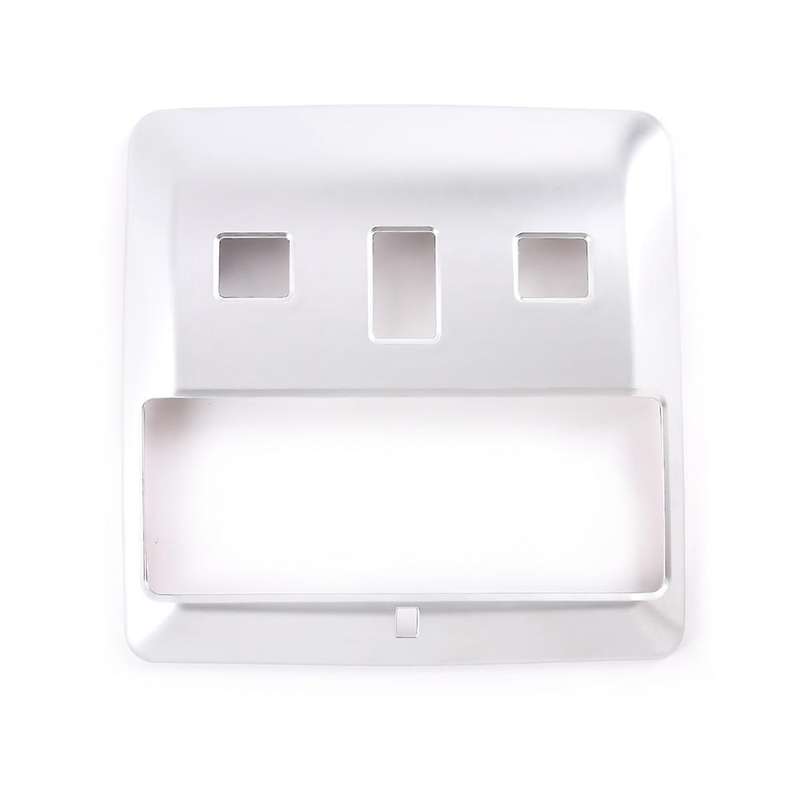 Car Front Reading Light Frame for Discovery 3 Lr3 2004-2009(silver)