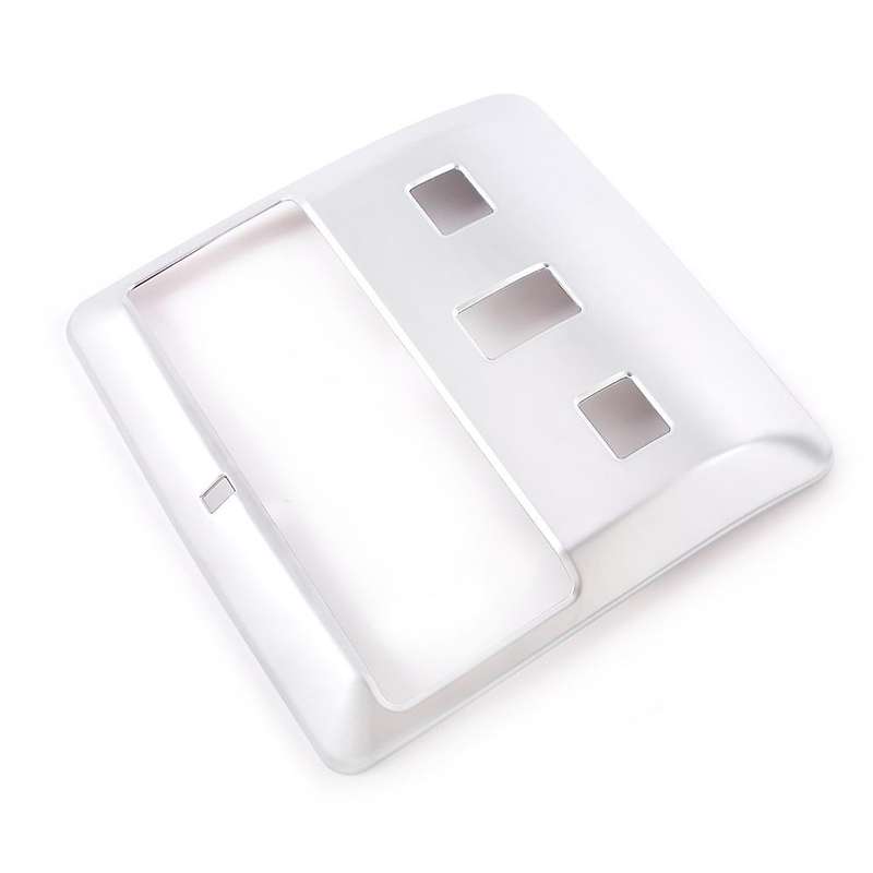 Car Front Reading Light Frame for Discovery 3 Lr3 2004-2009(silver)
