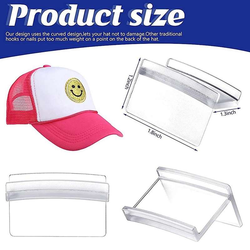 36 Pcs Hat Rack for Wall Hat Rack for Baseball Cap,office,bedroom