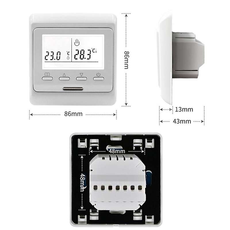 Thermostat M6.716 220v Lcd Programmable, 3a Wifi Water Heating