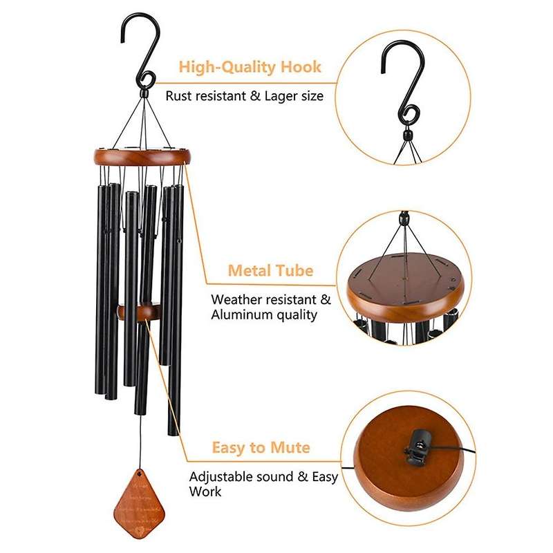 Memorial Wind Chimes for Loss Of Loved One Sympathy Gifts