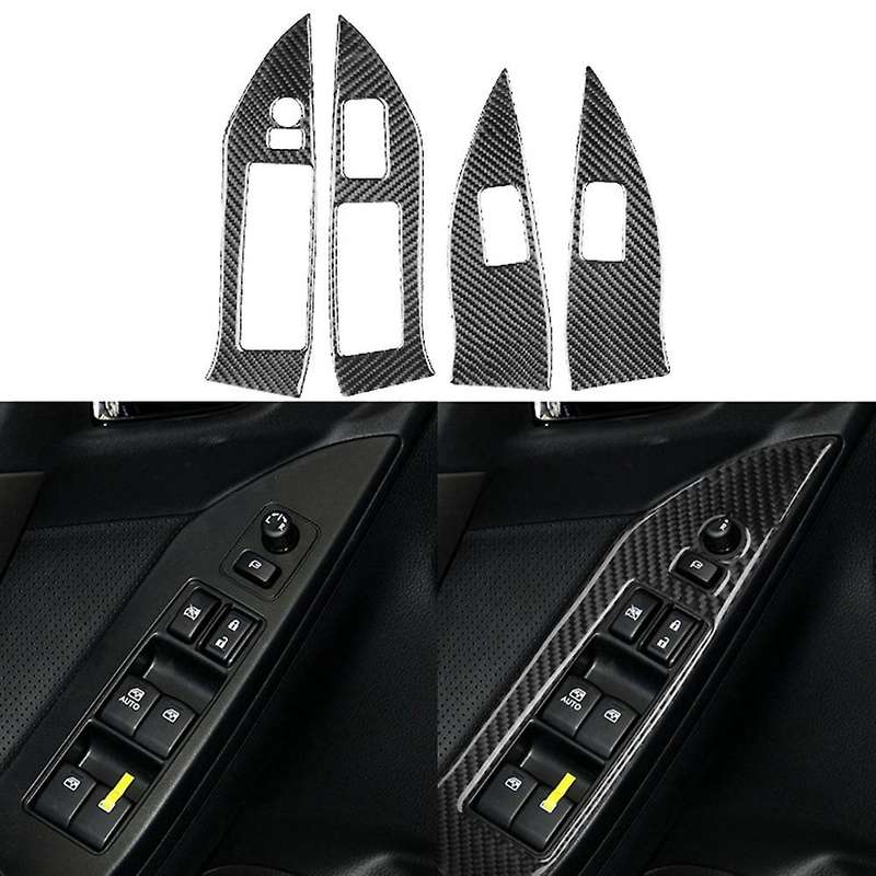 Window Glass Lift Button Panel Sticker for Subaru Forester 13-18 Lhd