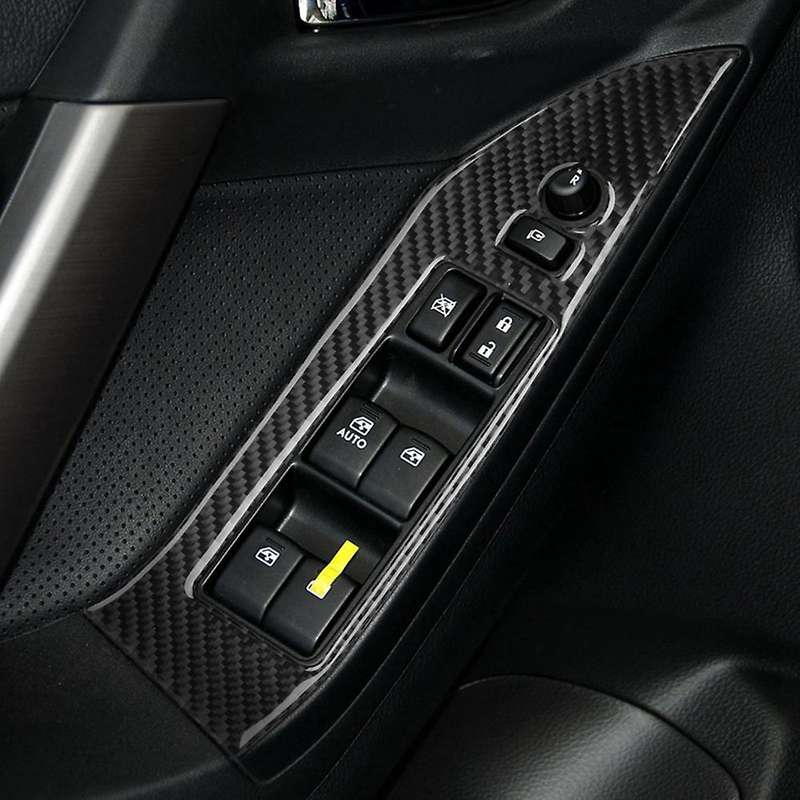 Window Glass Lift Button Panel Sticker for Subaru Forester 13-18 Lhd