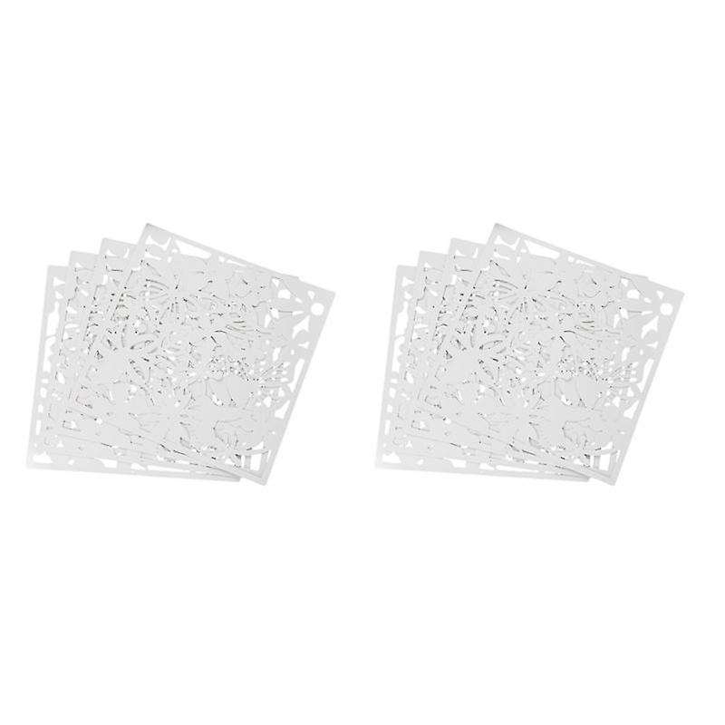 12pcs Paravent De Salon Ecran Accroche De Rideau Diviseur Mur Blanc
