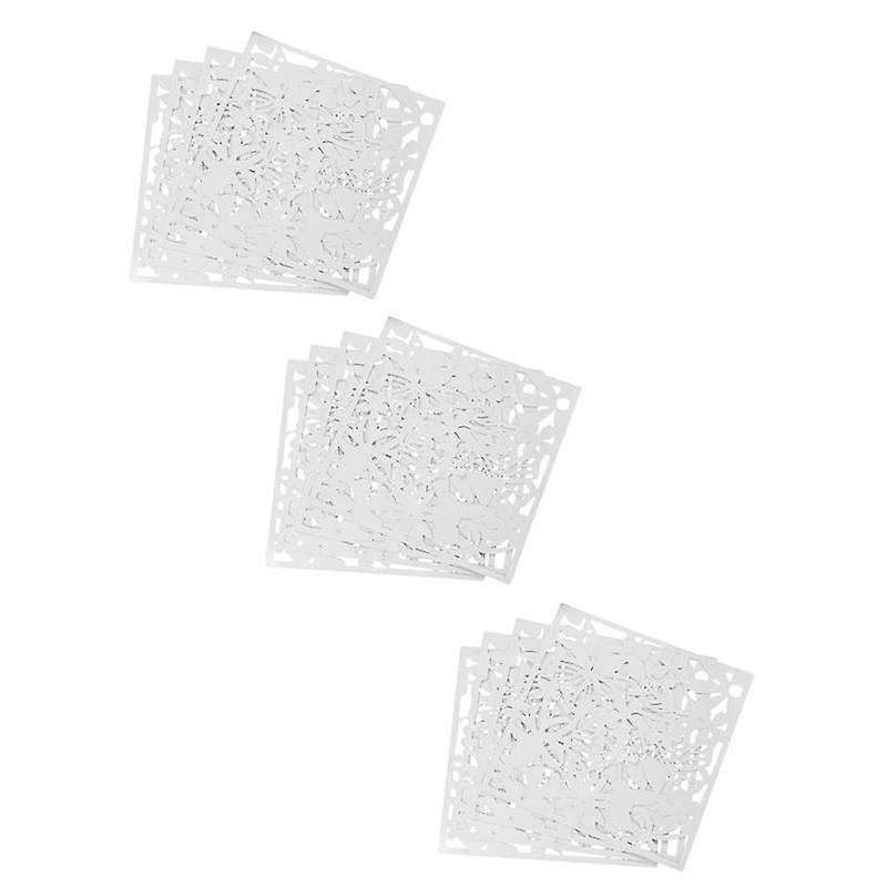 12pcs Paravent De Salon Ecran Accroche De Rideau Diviseur Mur Blanc