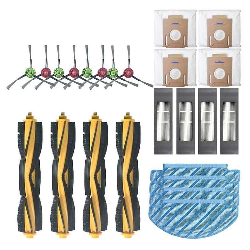 Main/side Brush Dust Bag Hepa Filter Mop Pads