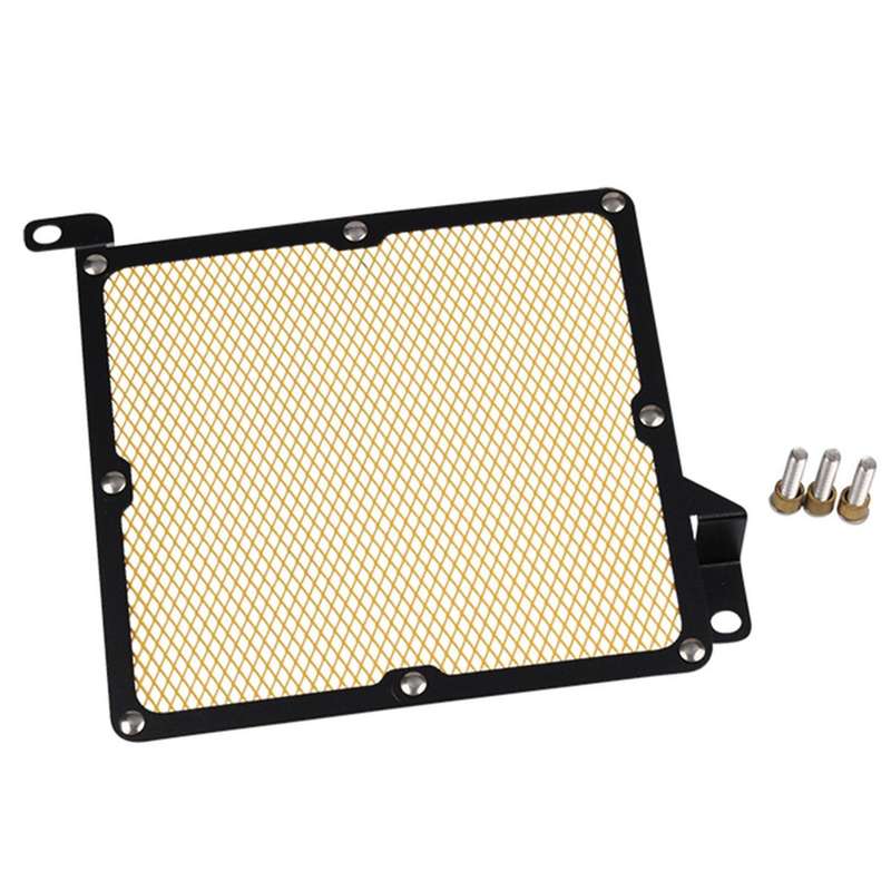 Motorcycle Radiator Guard Water Tank Cooler Guard Grille Mesh Yellow