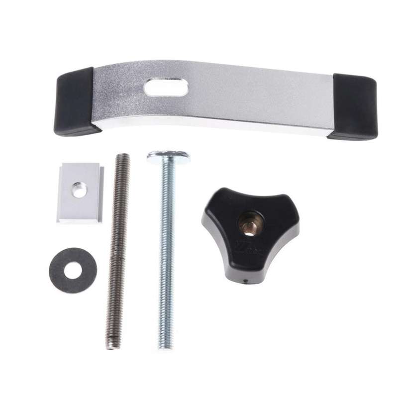 2x 8mm Metal Quick Acting Hold Down Clamp Set for T-slot Woodworking