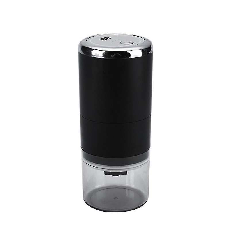 Usb Rechargeable Coffee Grinder Electric Adjustable Grinder Black