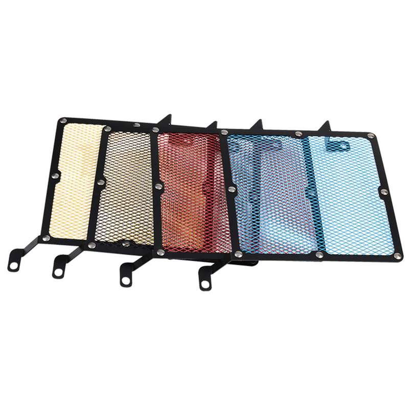 Motorcycle Radiator Guard Water Tank Cooler Guard Grille Mesh Black