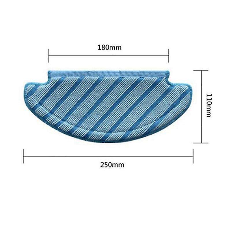 For Ecovacs Deebot Ozmo T8 Cleaner Side Brush Filter Cleaning Cloth