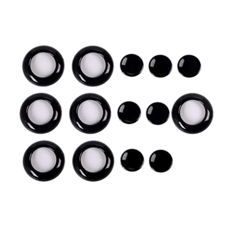 Car Seat Headrest Adjustment Button Cover Trim Sticker,b