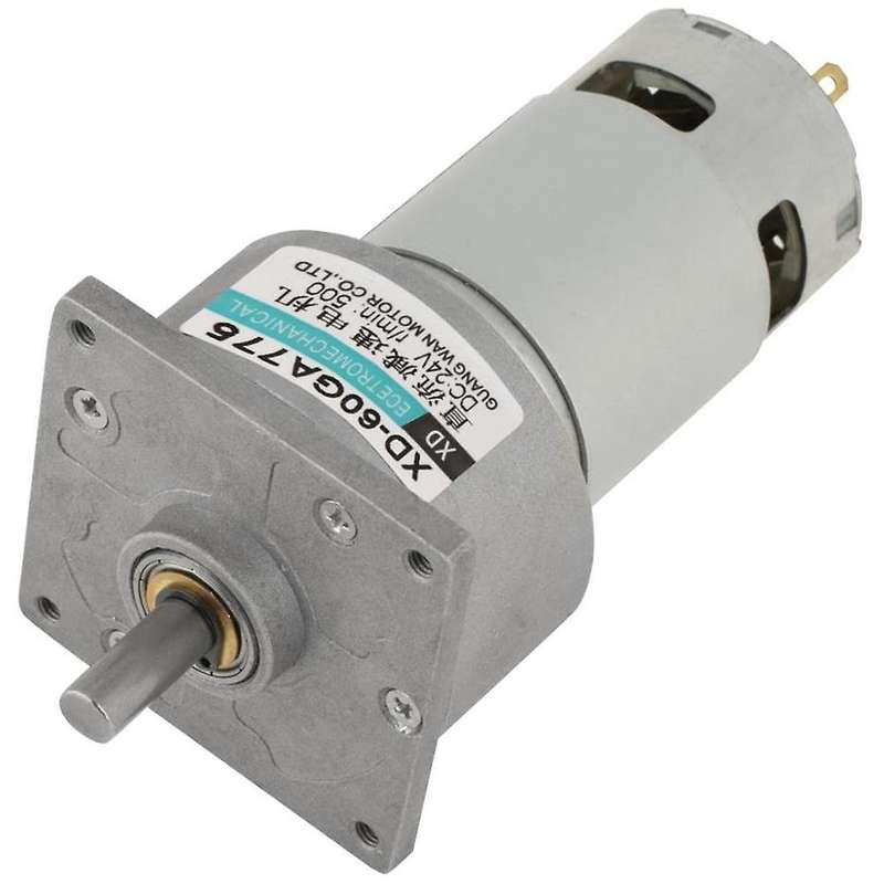 35w Dc Gear Speed Adjustable Large Torque Motor Cw/ccw(24v 500rpm)