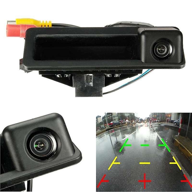 Tailgate Handle Backup Camera Reverse Rear View Camera for E60 E61