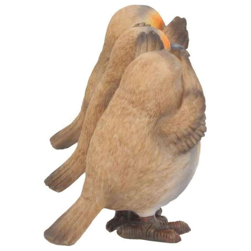 Wise Robin Figurines Not Listen Not See Not Talk Birdie Figurines