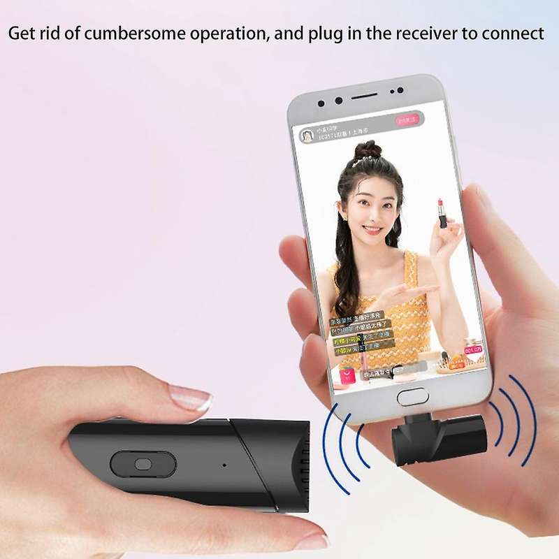 Wireless Lavalier Microphone Portable Audio Video Mini Mic, Type-c