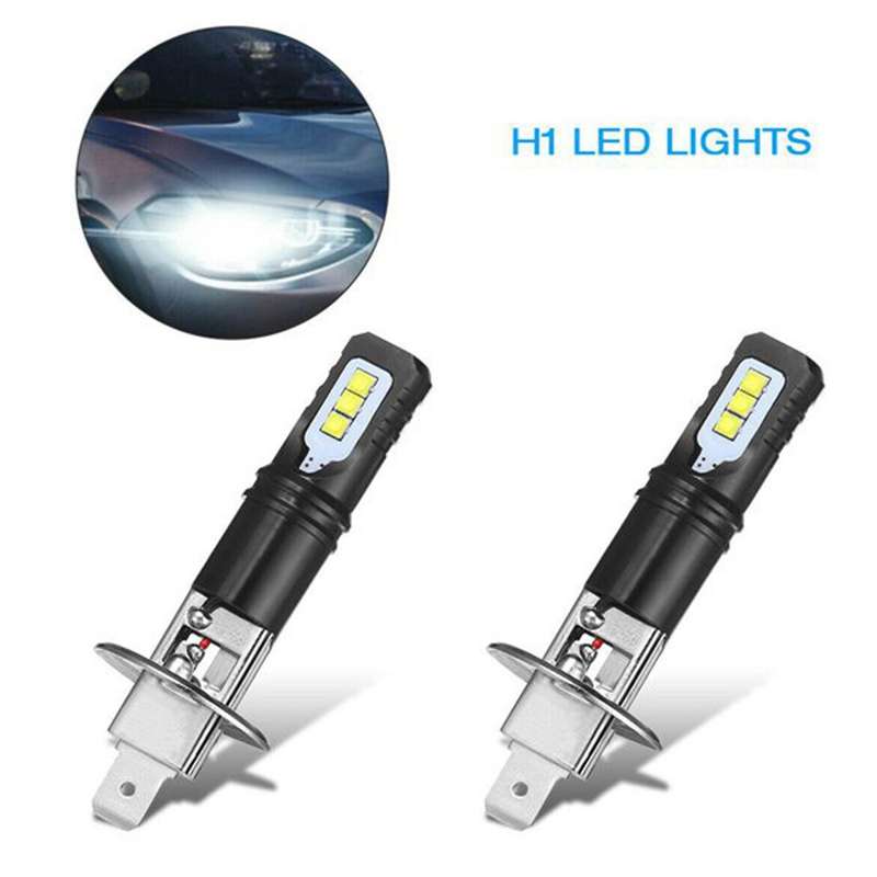 10pc H1 Led Headlight Bulbs 6000k 100w Super Bright Low Beam Fog Lamp