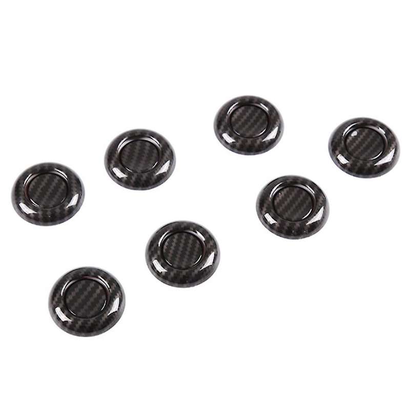 Car Seat Headrest Adjustment Button Cover Trim Sticker,a