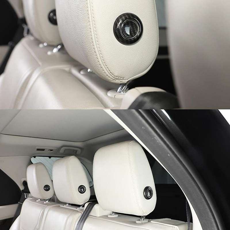 Car Seat Headrest Adjustment Button Cover Trim Sticker,a