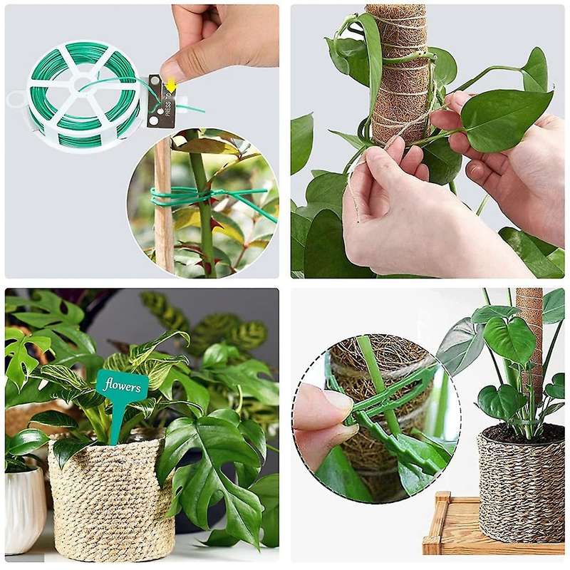 Moss Pole for Climbing Plants Coconut Support Stake for Monstera