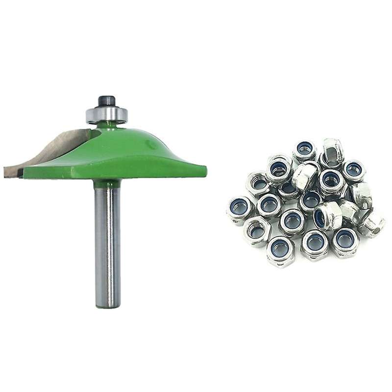 8mm Shank 2-1/2 Inch Raised Panel Router Bit Door Window Cove Line