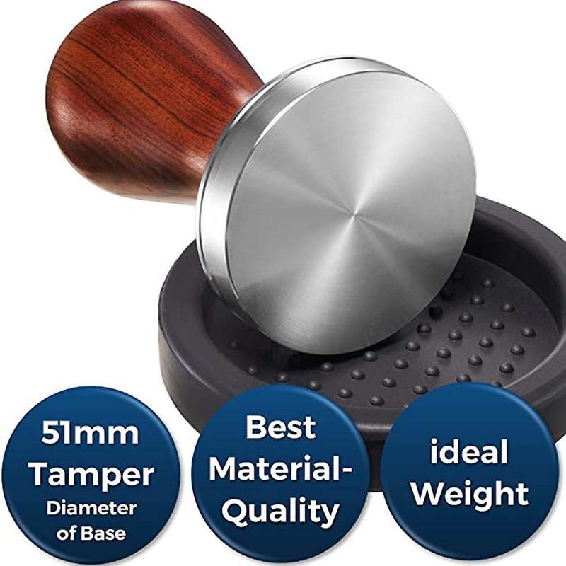 Espresso Tamper Set - 51mm Frothing Pitcher, Espresso Accessories
