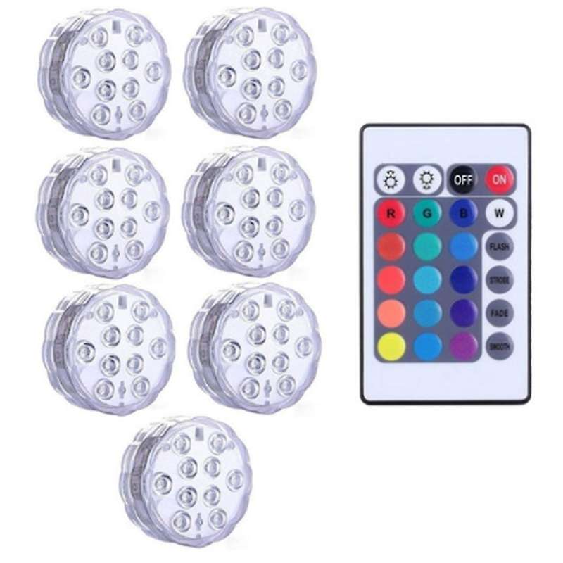 Led 24-key Remote Control Colorful Rgb Lights Luminous Toys Fish, G