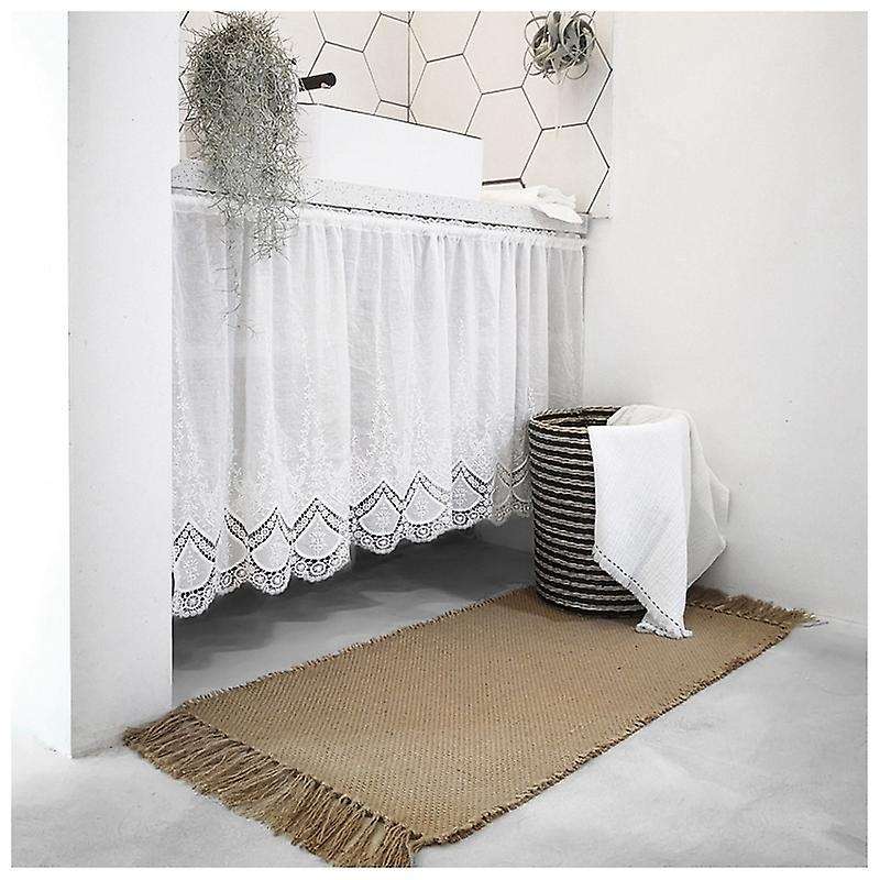 Thickened Jute Floor Mat Anti Slip Wear Resistant Heat Insulation D