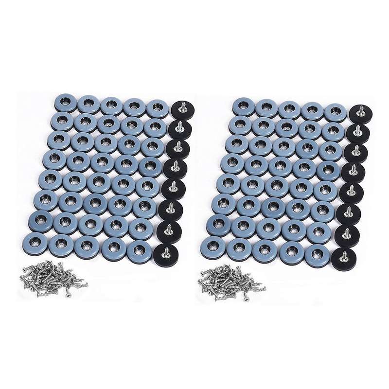 96pcs Furniture Gliders Ptfe Easy Moving Sliders (25mm Round)