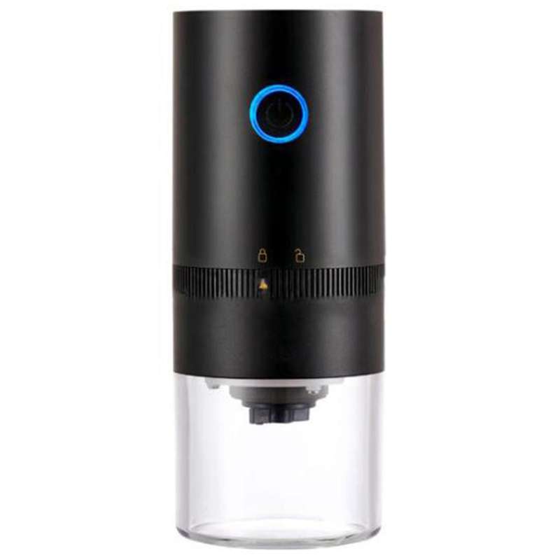 Usb Rechargeable Coffee Grinder Professional Coffee Bean Mill Black