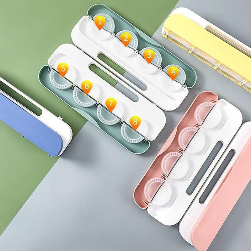 Diy Dumpling Mold Machine Crescent-shaped Dumpling Maker,yellow White