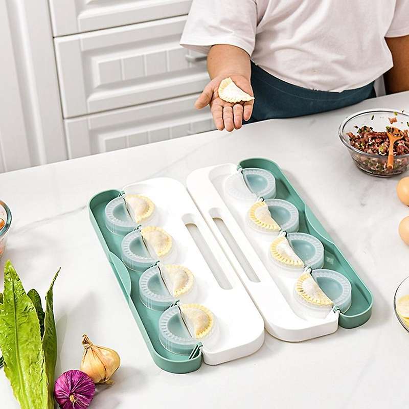 Diy Dumpling Mold Machine Crescent-shaped Dumpling Maker,yellow White