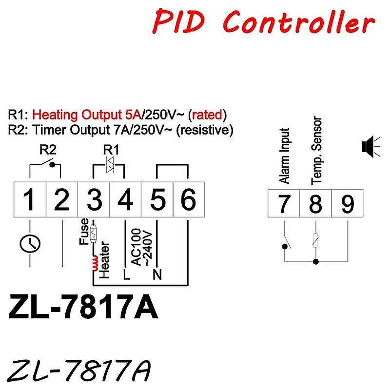 Lilytech Zl-7817a Pid Temperature Controller Thermostat 100-240vac