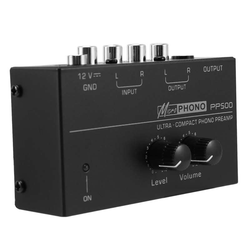 Pp500 Ultra-compact Phono Preamp 1/4 Inch Output Interfaces,eu Plug