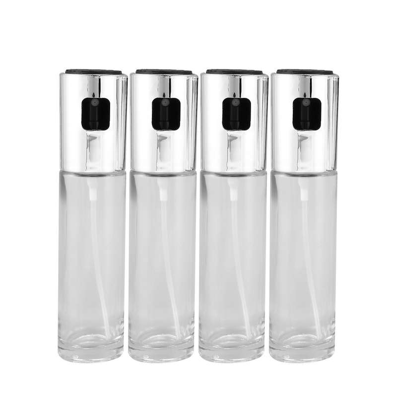 4pcs Kitchen Cook Oil Spray Empty Bottle Vinegar Bottle Oil Dispenser