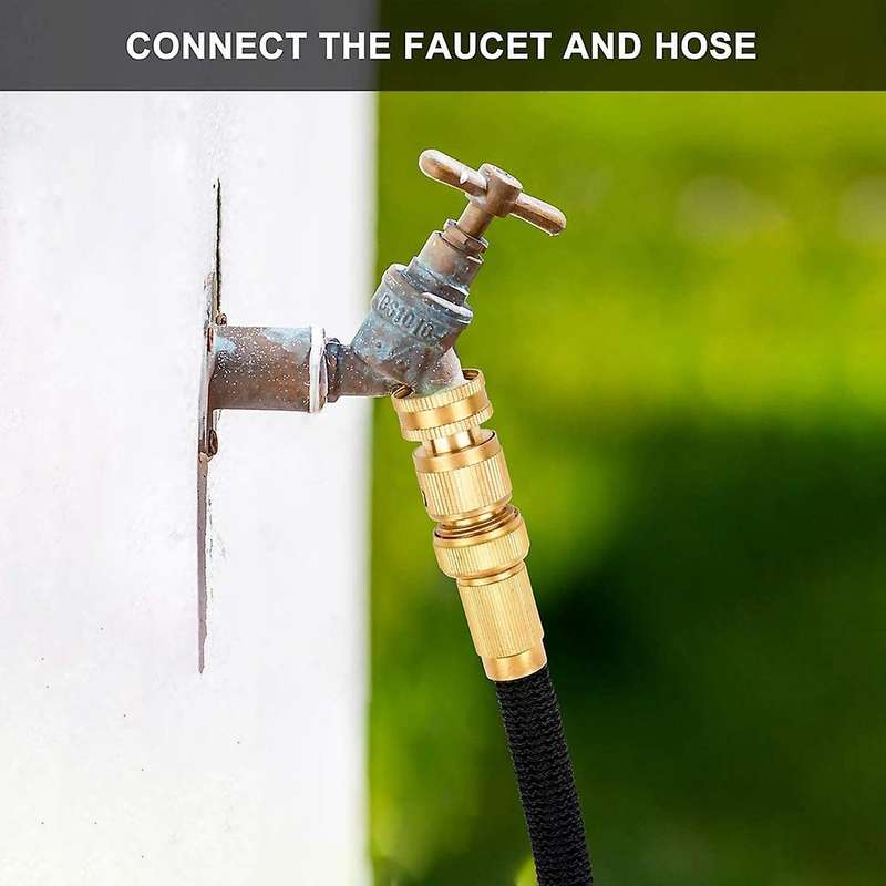 Thread Fitting No-leak Water Hose Female and Male Adapter (6 Sets)