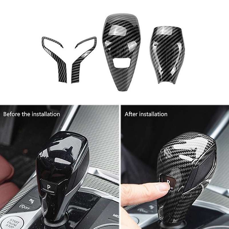 Car Gear Head Knob Shift Cover Trim For-bmw G20 G28 G22 Blue