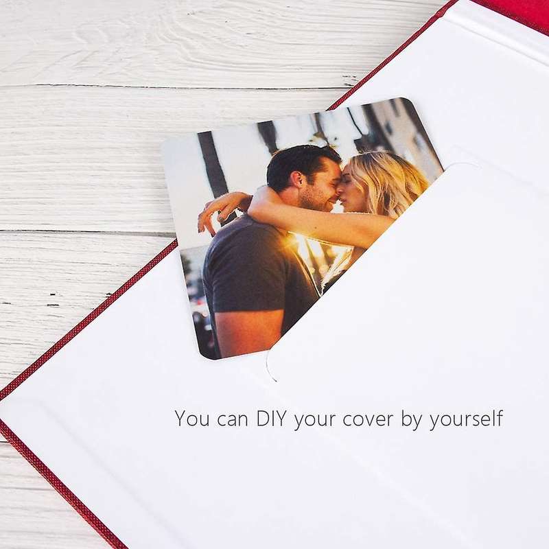 Linen Scrapbook Book Photo Albums Holds Size 4x6 5x7 8x10 Picture