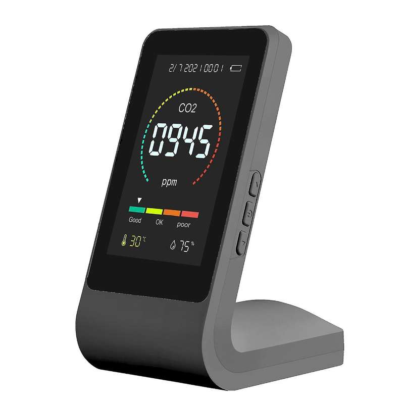 Carbon Dioxide Detector, Air Quality, Temperature and Humidity