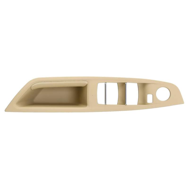 7pcs Car Driver Seat Front Right Armrest Interior Door Handle Beige