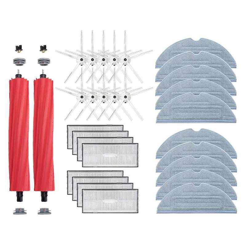Hepa Filter Main Side Brush Mop Cloth Pads for Roborock S7 T7s Plus