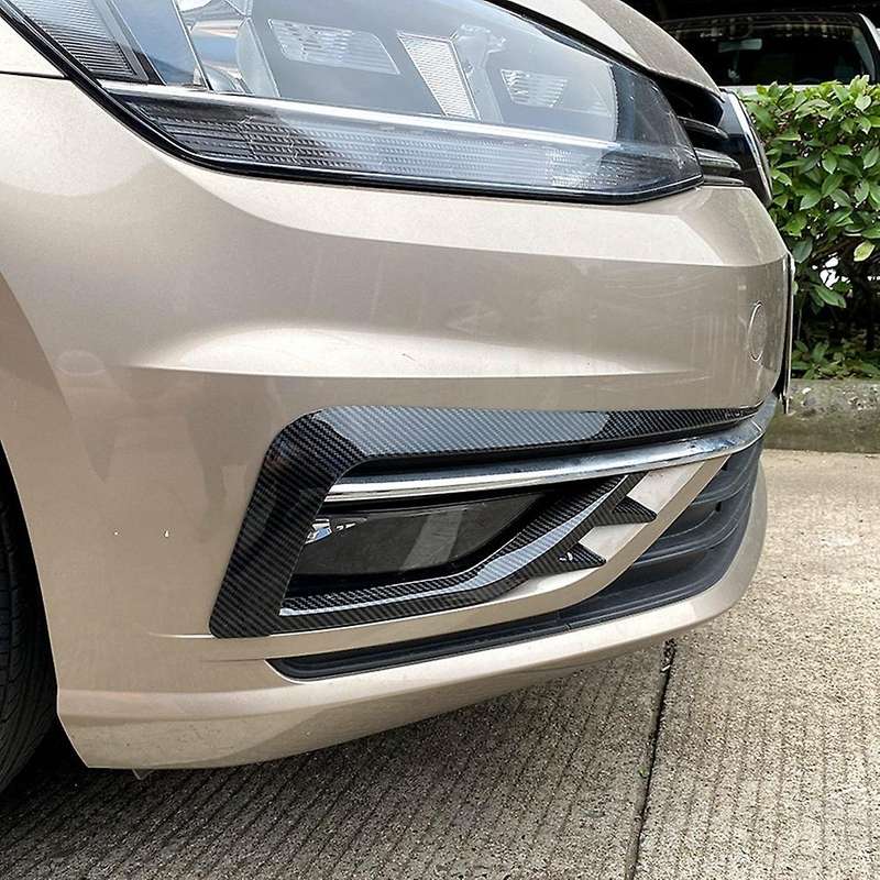 Glossy Black Eyebrow Eyelid Trim Cover For-vw Golf 7.5 Mk7.5