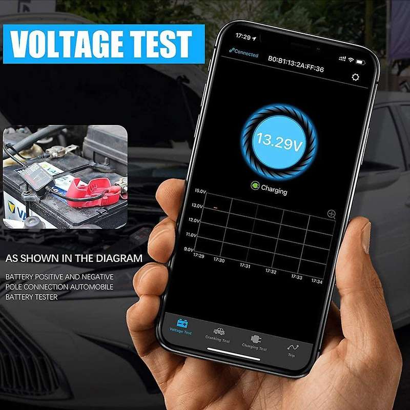 Bluetooth Bm2 12v Battery Monitor for Android Ios Phone